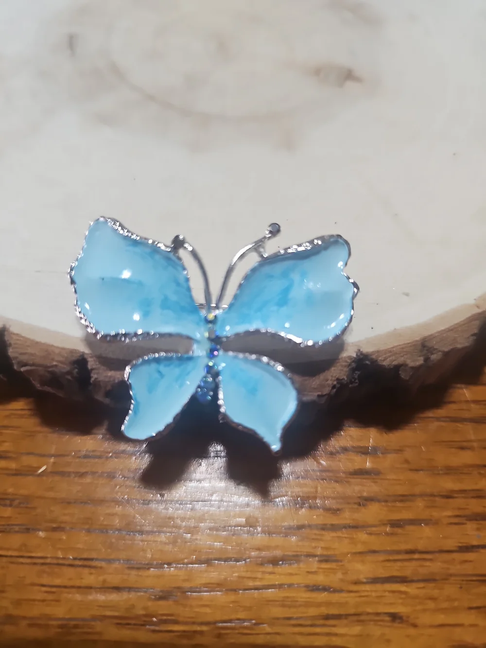 Blue Butterfly Pin Brooch - Women Jewelry